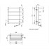 Полотенцесушитель электрический Q-tap Standard shelf (CRM) P5 500х700 RE с полкой Полотенцесушитель электрический Q-tap Standard shelf (CRM) P5 500х700 RE с полкой
