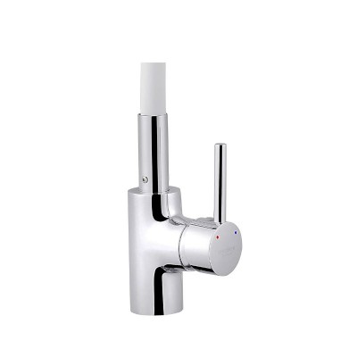 Смеситель для кухни Kroner KRM Odra-C032WHI с гибким изливом белый Смеситель для кухни Kroner KRM Odra-C032WHI с гибким изливом белый