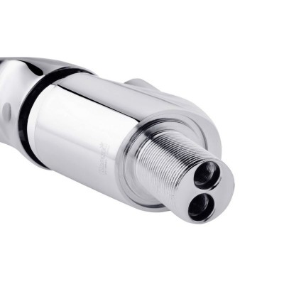 Смеситель для кухни Kroner KRM Odra-C032WHI с гибким изливом белый Смеситель для кухни Kroner KRM Odra-C032WHI с гибким изливом белый