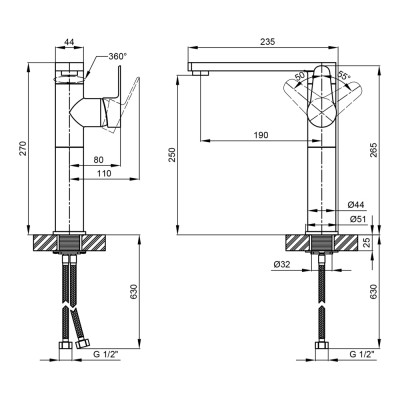 Смеситель для кухни Qtap Eco CRB 007F Смеситель для кухни Qtap Eco CRB 007F