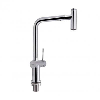Кухонный смеситель Qtap Scorpio 9050105FC с выдвижным изливом хром Кухонный смеситель Qtap Scorpio 9050105FC с выдвижным изливом хром