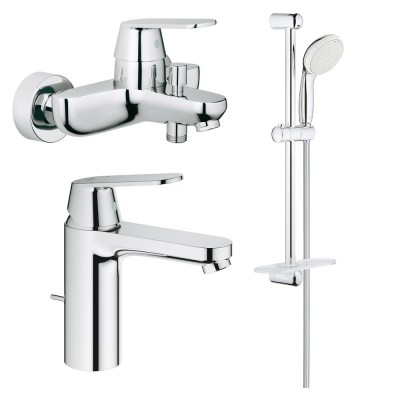 Набор смесителей Grohe Eurosmart M-Size 126112M Набор смесителей Grohe Eurosmart M-Size 126112M