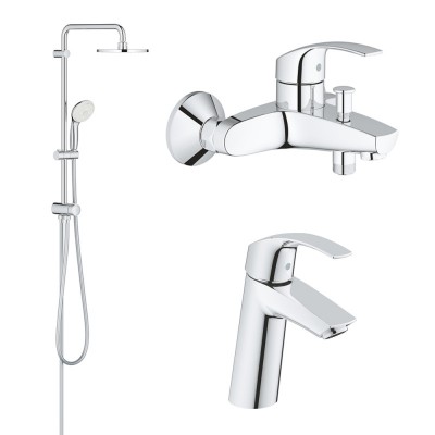 Набор смесителей Grohe Eurosmart 123389M Набор смесителей Grohe Eurosmart 123389M