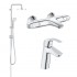 Набор смесителей Grohe Eurosmart 34102TS Набор смесителей Grohe Eurosmart 34102TS