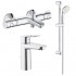Набор смесителей Grohe Grohtherm 800 + BauLoop 34550TM Набор смесителей Grohe Grohtherm 800 + BauLoop 34550TM