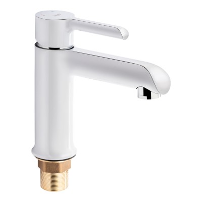 Смеситель для раковины белый Qtap Grand WCR 001F Смеситель для раковины белый Qtap Grand WCR 001F