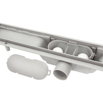 Трап линейный Q-tap Dry FA304-600 с нержавеющей решеткой 600х73