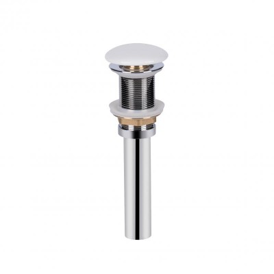Раковина накладная Qtap Stork QT15112194W с донным клапаном