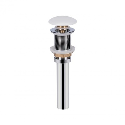Раковина накладная Qtap Stork QT15112194W с донным клапаном