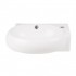 Раковина в ванную Qtap Leo 430x290x140 мм White с донным клапаном правая