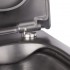 Унитаз подвесной Qtap Tern безободковый с сидением Slim Soft-close QT1733052ERMB Унитаз подвесной Qtap Tern безободковый с сидением Slim Soft-close QT1733052ERMB