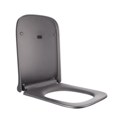 Унитаз подвесной Qtap Tern безободковый с сидением Slim Soft-close QT1733052ERMB Унитаз подвесной Qtap Tern безободковый с сидением Slim Soft-close QT1733052ERMB