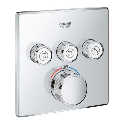 Внешняя часть термосмесителя Grohe Grohtherm 29126000 Внешняя часть термосмесителя Grohe Grohtherm 29126000