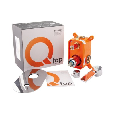 Смеситель скрытого монтажа для ванны Q-tap Form 010-22 CRM на три потребителя Смеситель скрытого монтажа для ванны Q-tap Form 010-22 CRM на три потребителя