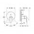 Внешняя часть смесителя для душа Grohe Eurosmart 24045000 Внешняя часть смесителя для душа Grohe Eurosmart 24045000