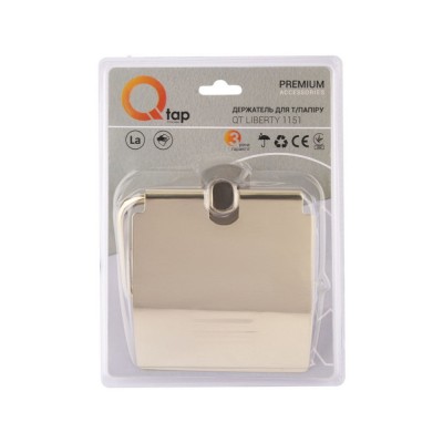 Держатель для туалетной бумаги Q-tap Liberty 1151 ORO Держатель для туалетной бумаги Q-tap Liberty 1151 ORO