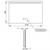 Зеркало Q-tap Mideya LED DC-F609 с антизапотеванием 1000х600 Зеркало Q-tap Mideya LED DC-F609 с антизапотеванием 1000х600