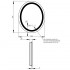 Зеркало Q-tap Mideya LED DC-F801 с антизапотеванием 600х800 Зеркало Q-tap Mideya LED DC-F801 с антизапотеванием 600х800