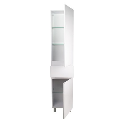 Пенал Q-tap Albatross WHI PN1600DR напольный Пенал Q-tap Albatross WHI PN1600DR напольный