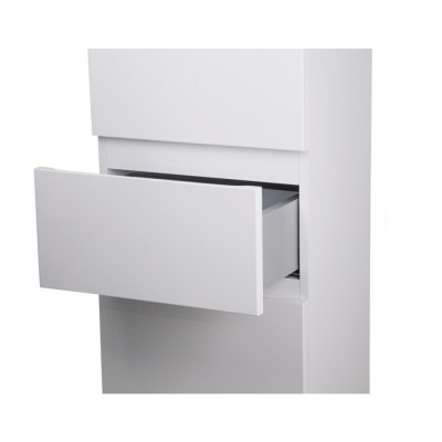 Пенал Q-tap Albatross WHI PN1600DR напольный Пенал Q-tap Albatross WHI PN1600DR напольный