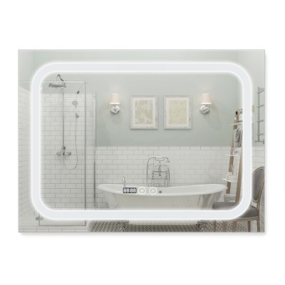 Зеркало Q-tap Mideya LED DC-F906 с антизапотеванием 800х600 Зеркало Q-tap Mideya LED DC-F906 с антизапотеванием 800х600